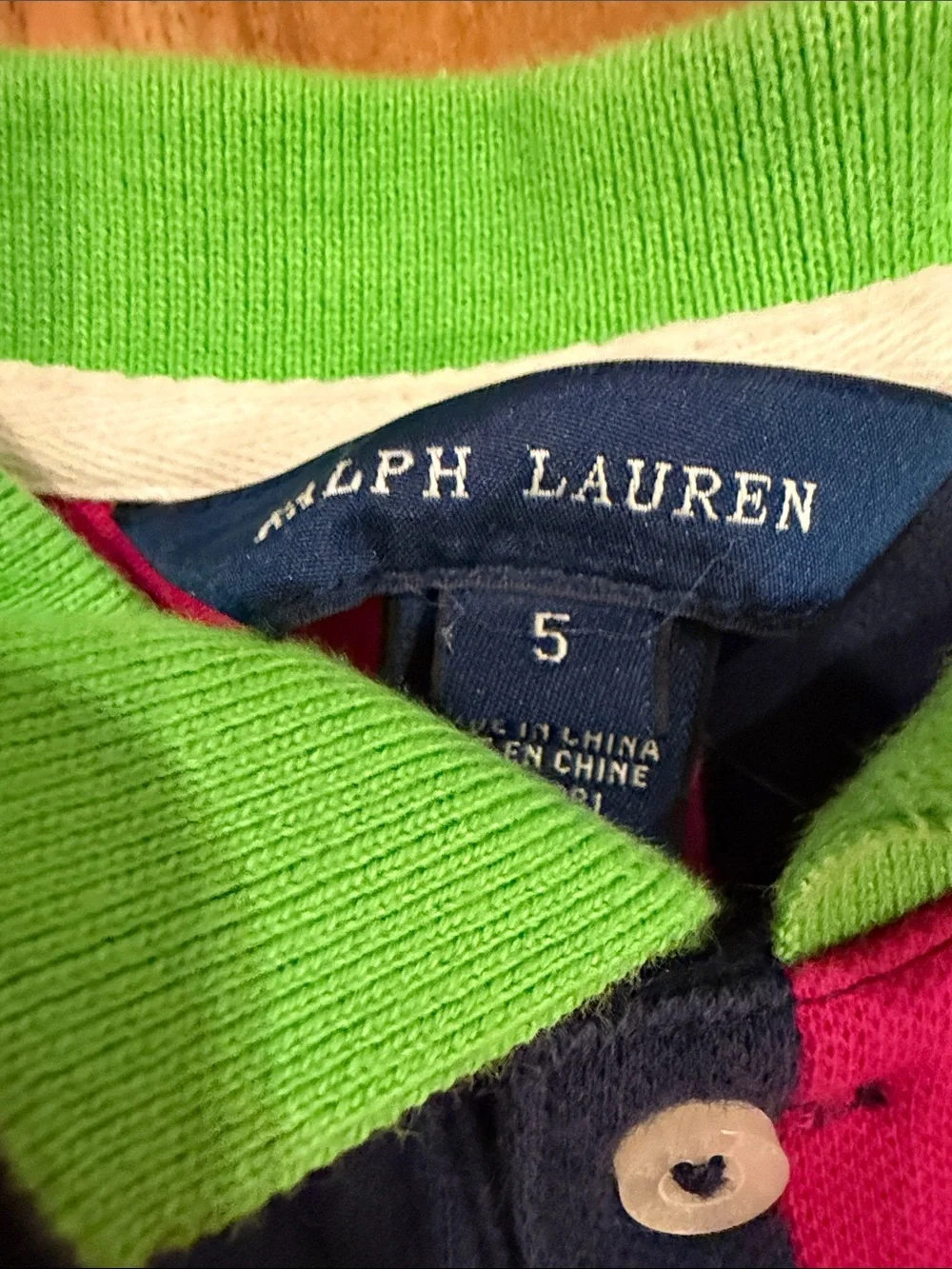 NWOT Ralph Lauren Two-Tone Polo Dress